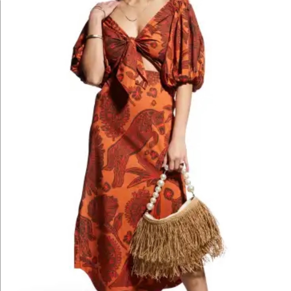 Johanna Ortiz Sunset Midi Dress